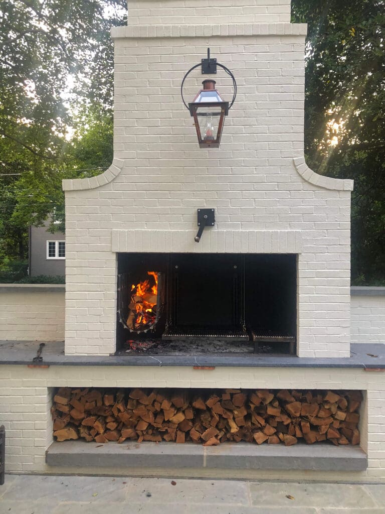 parrilla fireplace and grill