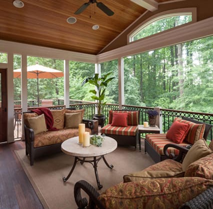 porch by A Houck Design Arlington VA