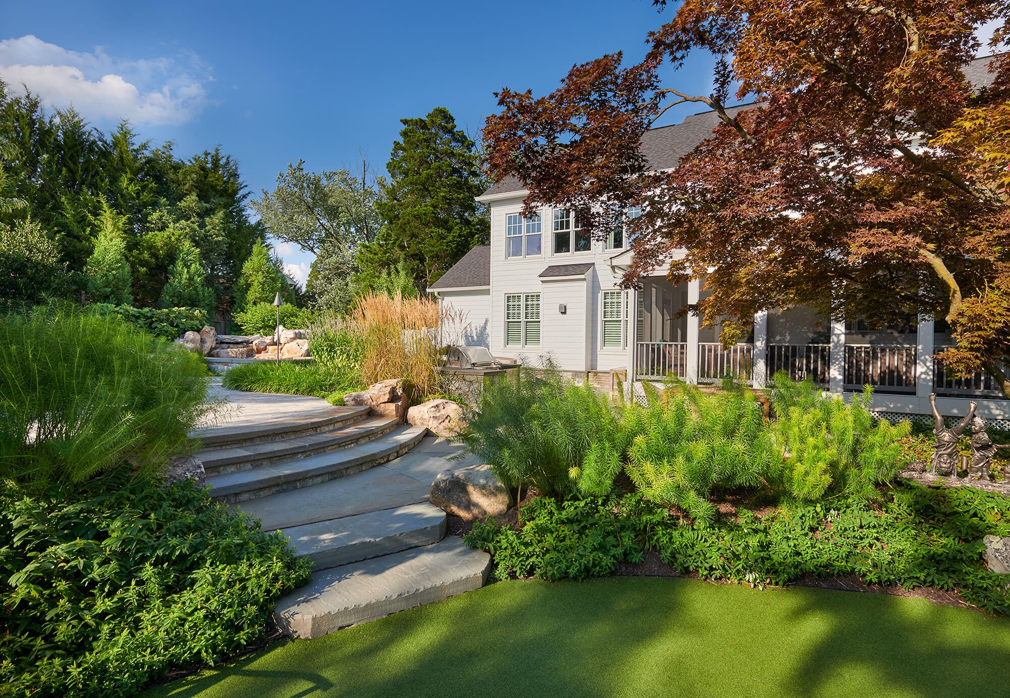 backyard landscaping style